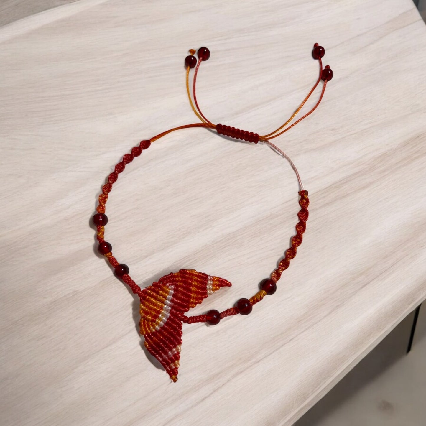 Macrame Mermaid Tail Bracelet