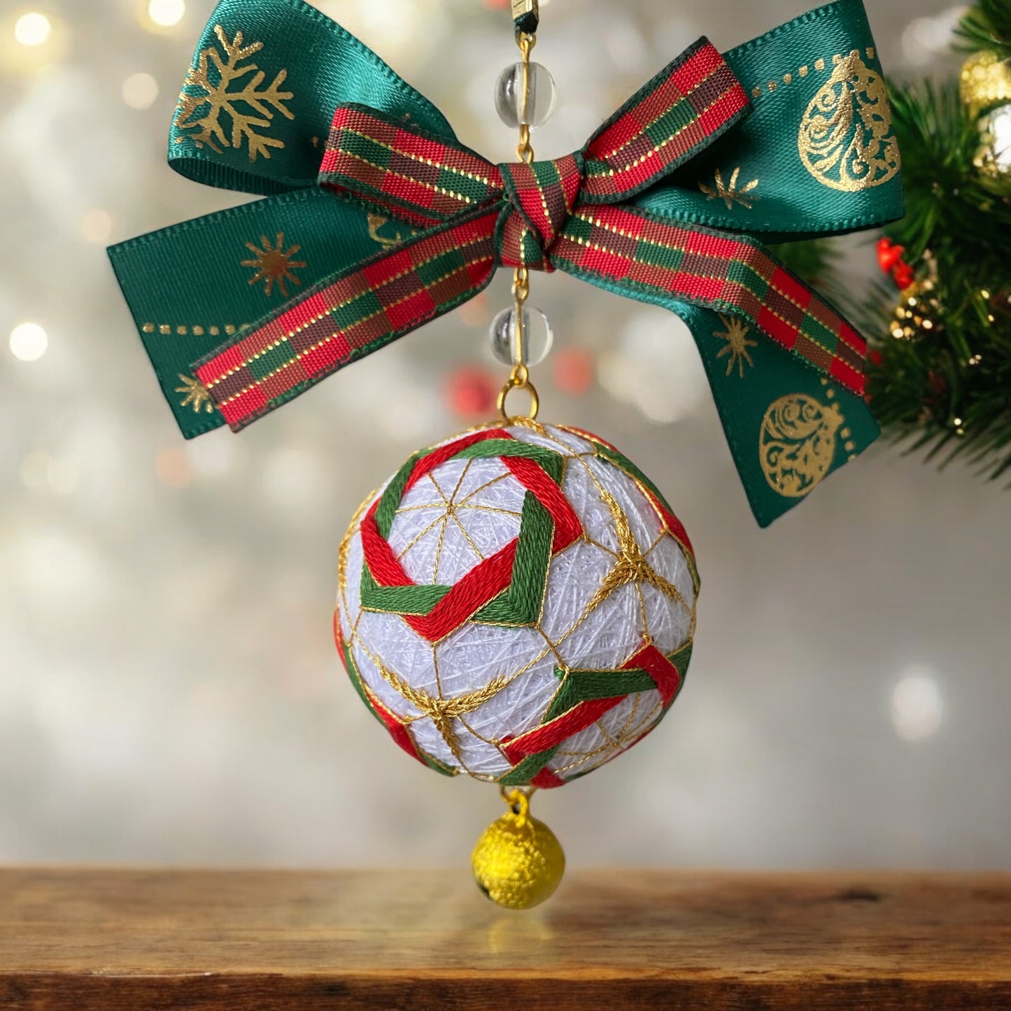 Christmas Temari Ball -