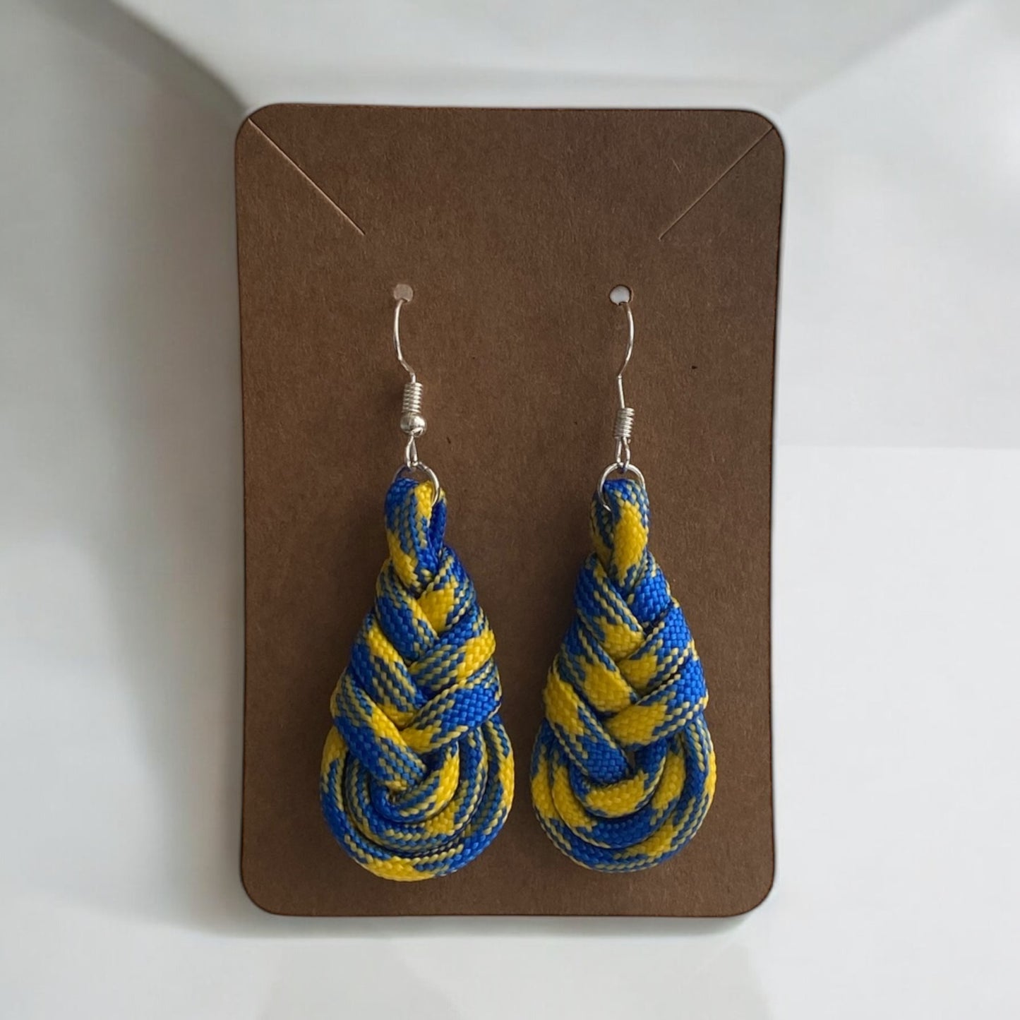 Paracord Pipa Knot Earrings