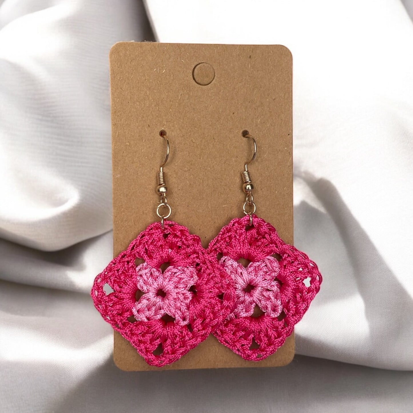Granny Square Earrings