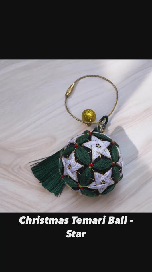 Christmas Temari Ball - The Star